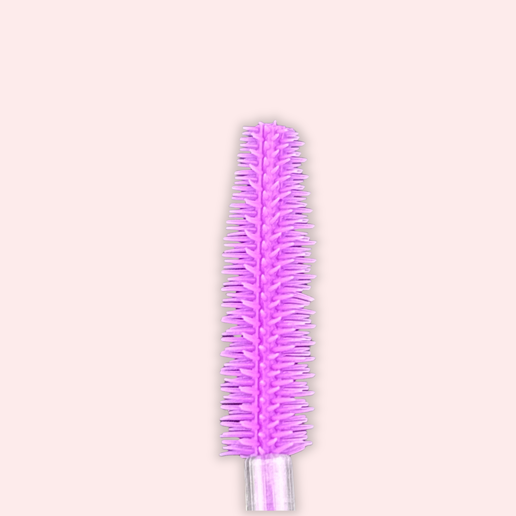 Violet Purple Silicone Clear Spoolies (10)