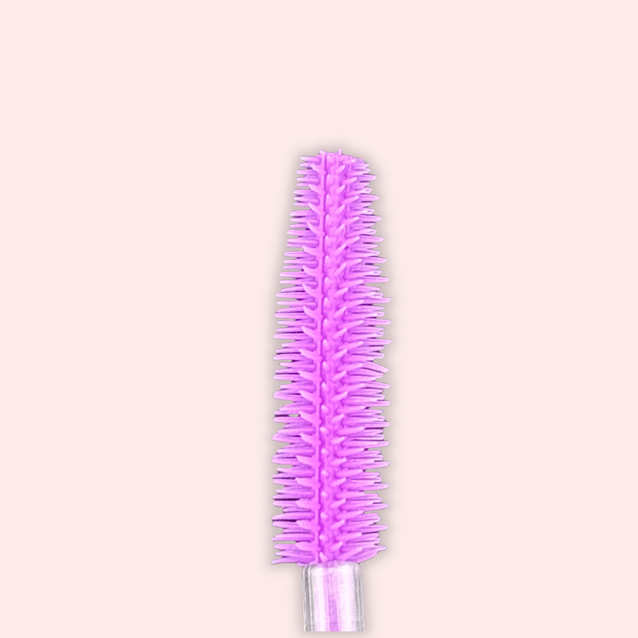 Violet Purple Silicone Clear Spoolies (10)