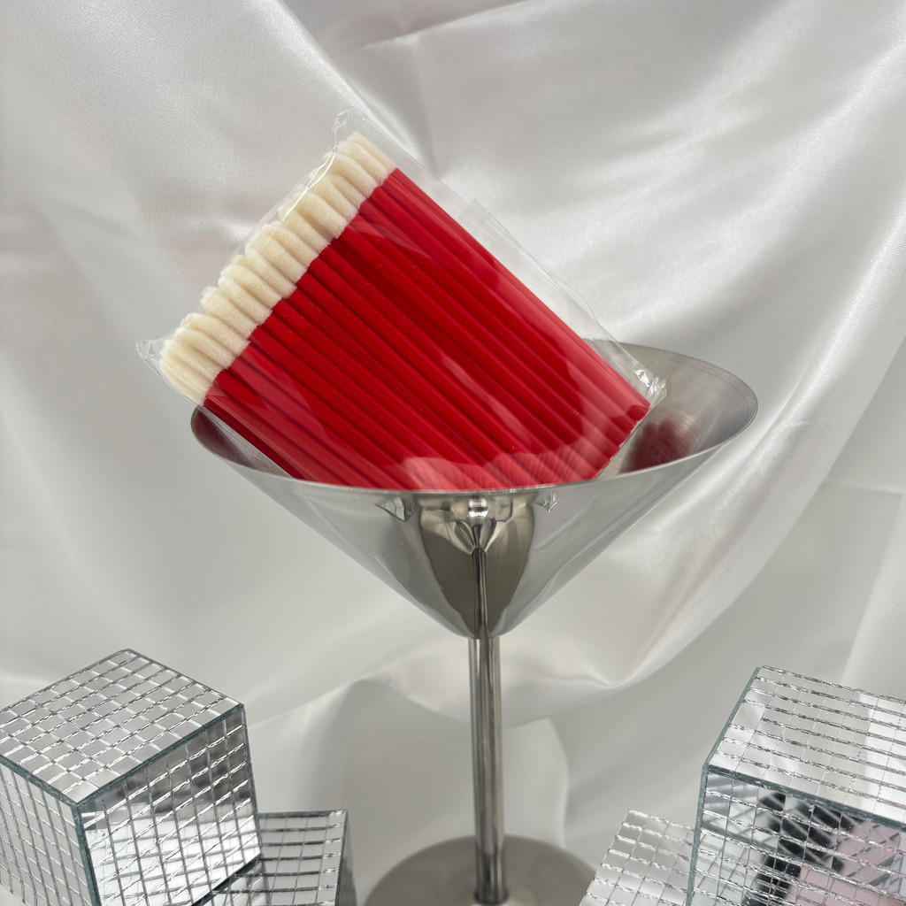 Red Disposable Lip Wands (50)