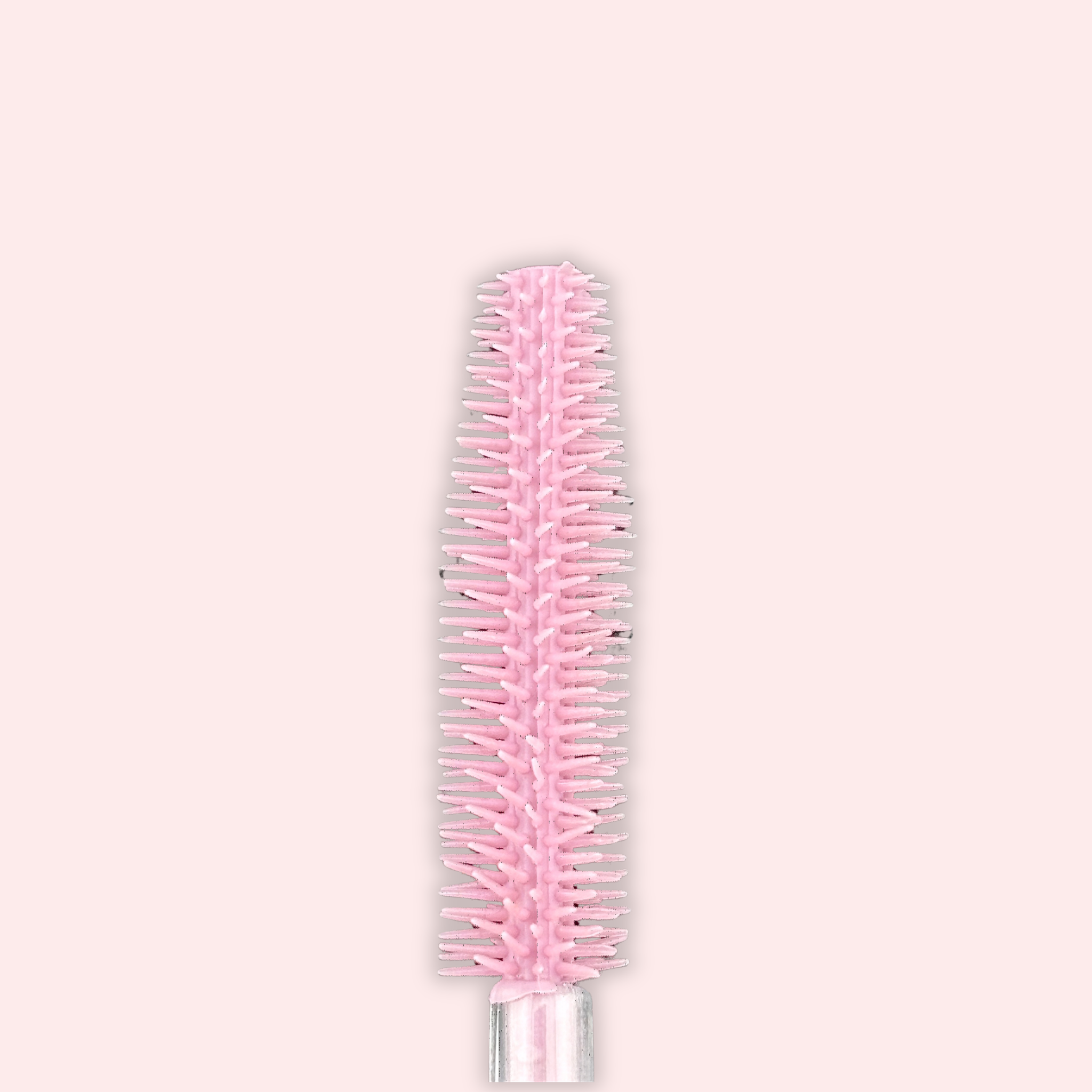 Pastel Pink Silicone Clear Spoolies (10)