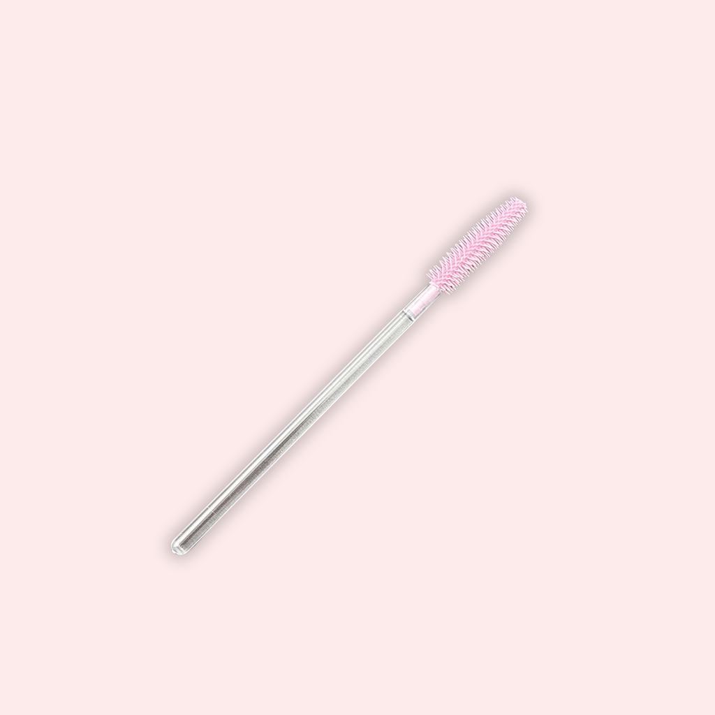 Pastel Pink Silicone Clear Spoolies (10)