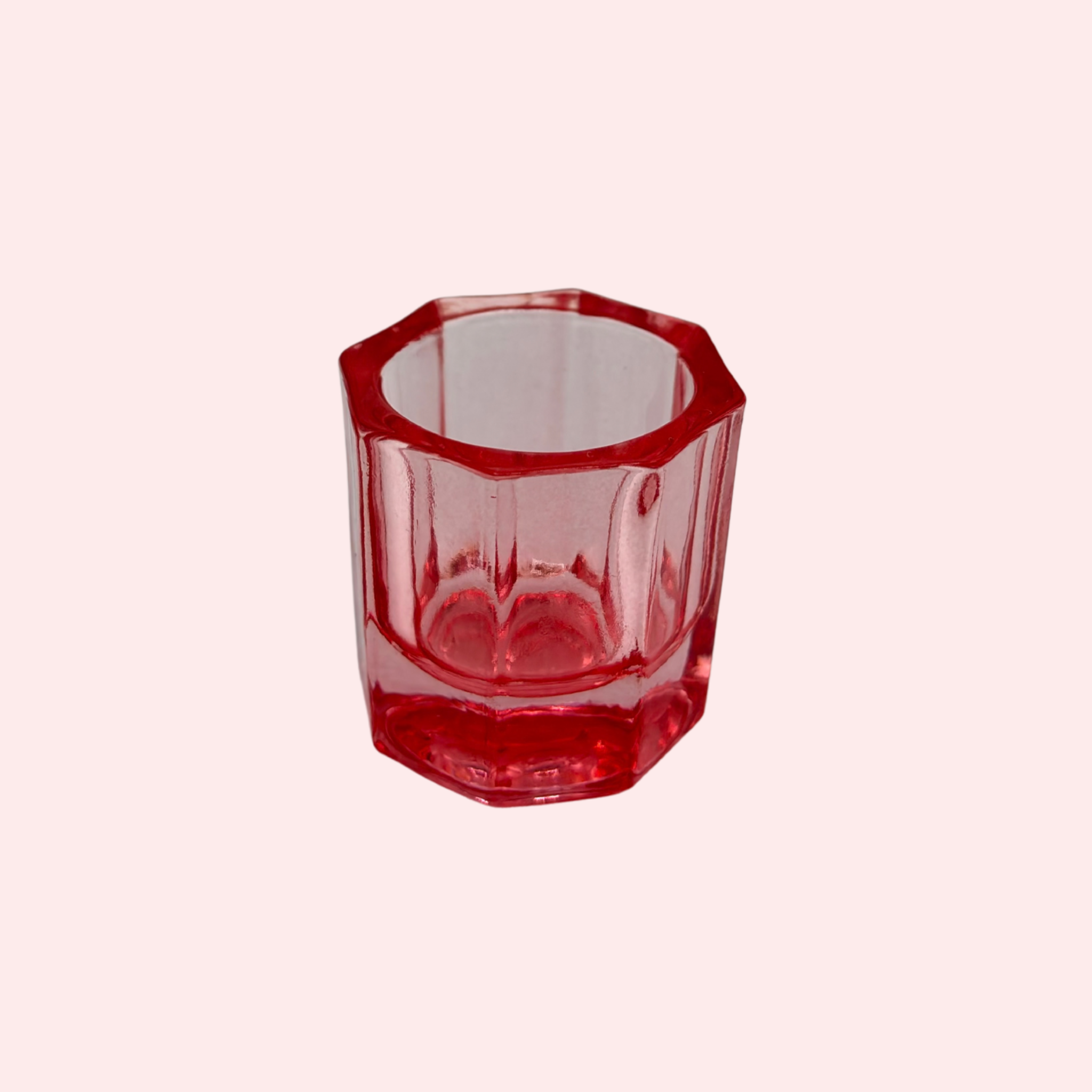 Red Glass Tint Cup