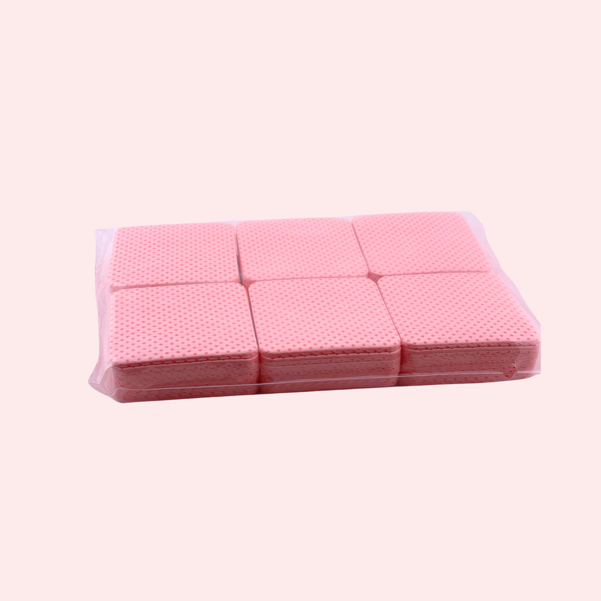 Light Pink Lint Free Adhesive Wipes (300)