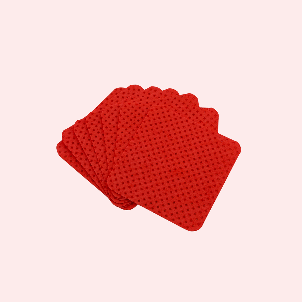 Red Lint Free Adhesive Wipes (300)