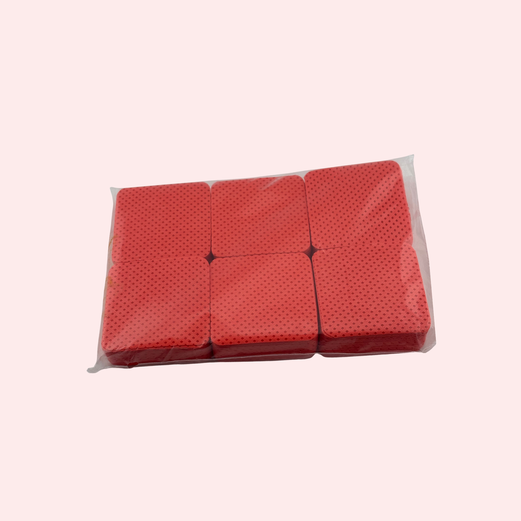 Red Lint Free Adhesive Wipes (300)