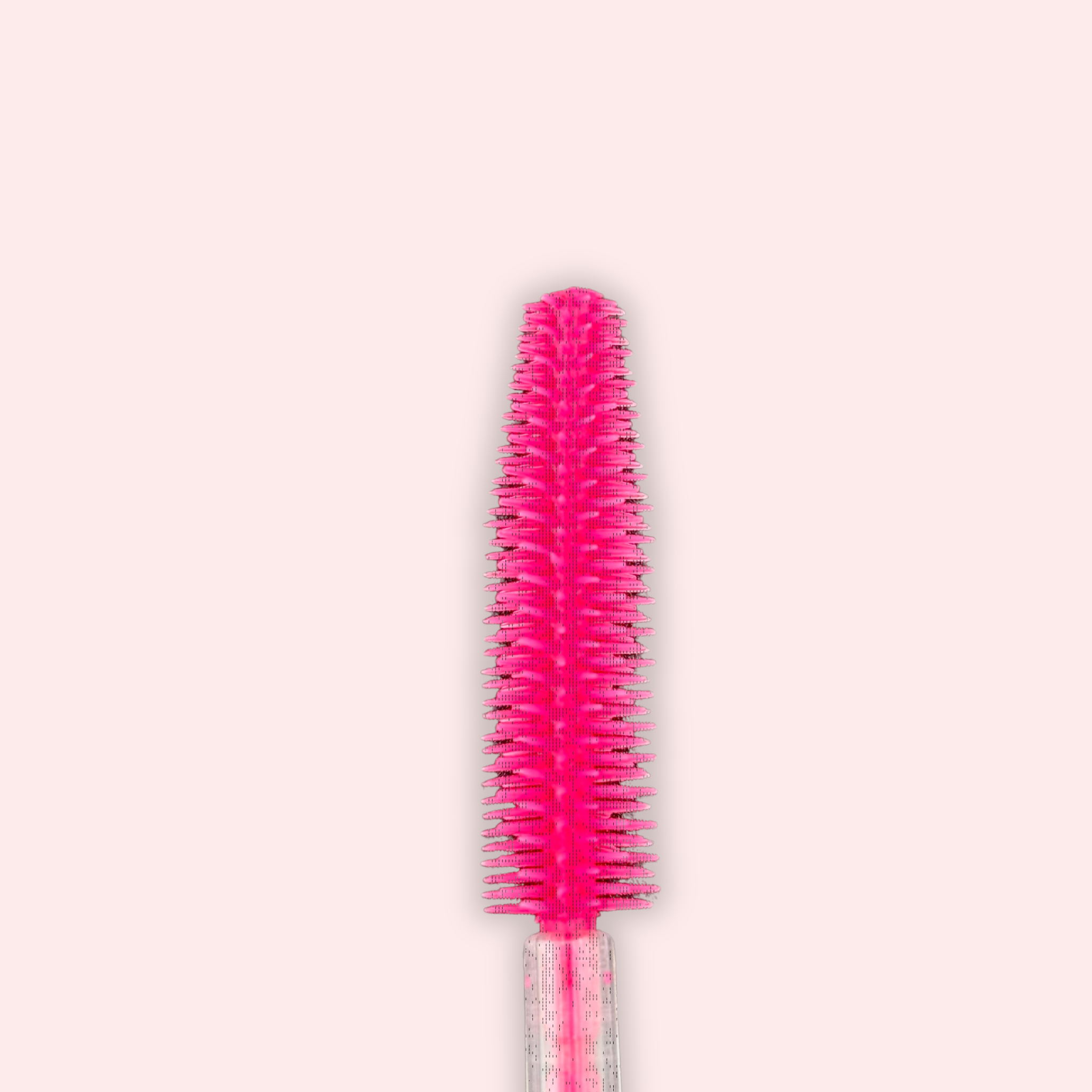 Hot Pink Silicone Clear Spoolies (10)