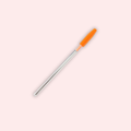 Orange Silicone Clear Spoolies (10)