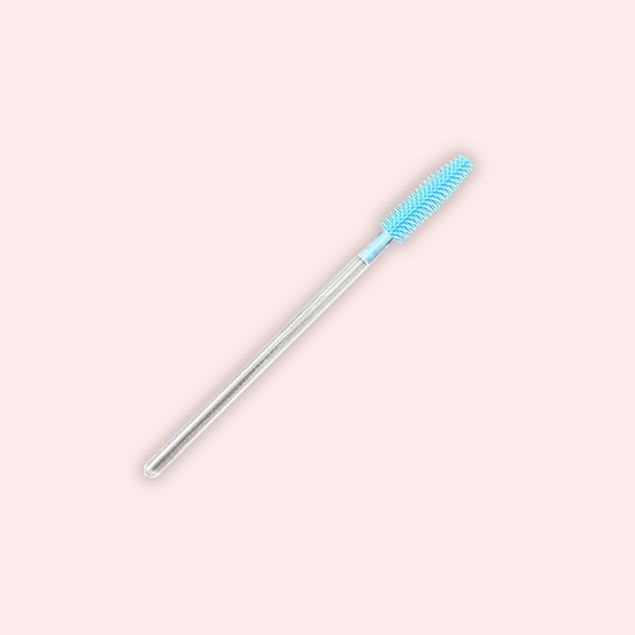 Light Sky Blue Silicone Clear Spoolies (10)